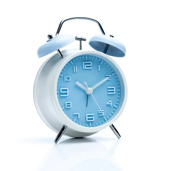 Old fashioned alarm clock on white background — Stock Photo, Image