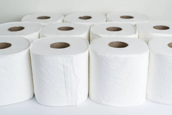 Tekercsek WC-papírból — Stock Fotó