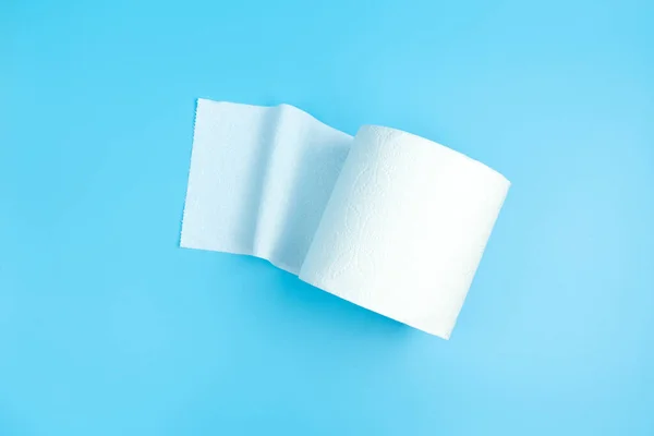 Rolka pojedynczego papieru toaletowego — Zdjęcie stockowe