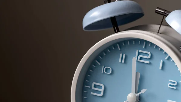 Macro shot of count down bell alarm clock — Stock Photo, Image