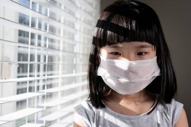 Coronavirus, Covid-19 veya hava kirliliği konsepti