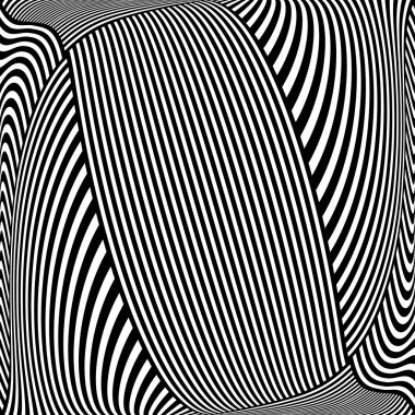 Şeritli satırlar desen. 