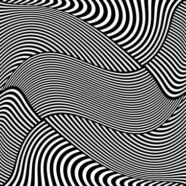 Şeritli satırlar desen. 