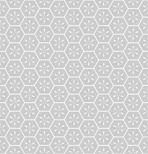 Seamless hexagons pattern. Geometric texture. — Stock Vector