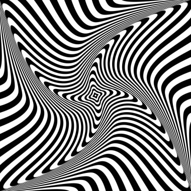 Op sanat tasarlamak. Döndürme burulma hareketi. 