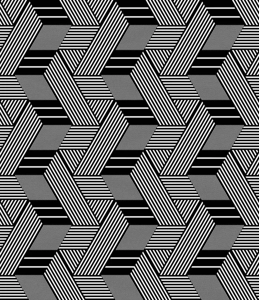 Naadloze op-art patroon. — Stockvector