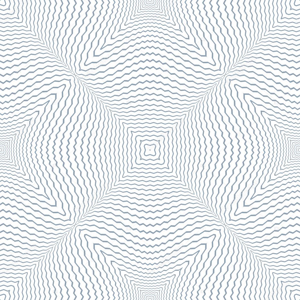 Seamless wavy zigzag lines pattern. 