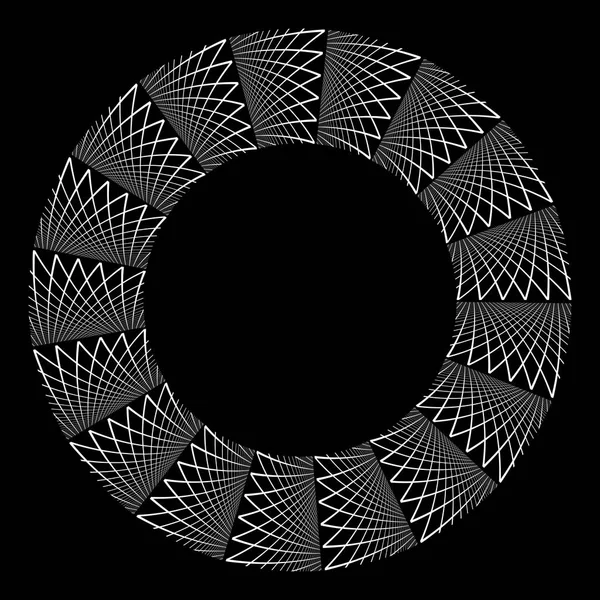 Abstrakta rotation cirkel designelement. — Stock vektor