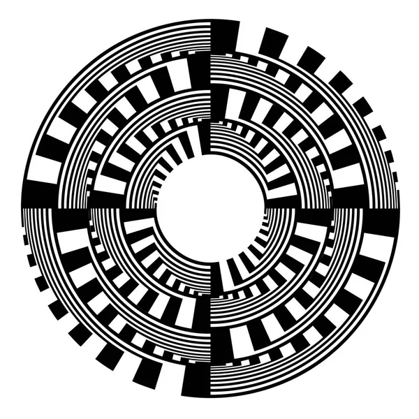 抽象的な円形デザイン要素. — ストックベクタ