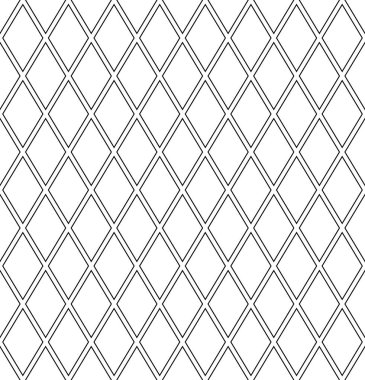 Kusursuz elmas örgü desen.