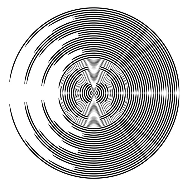 Élément abstrait de conception de cercle . — Image vectorielle