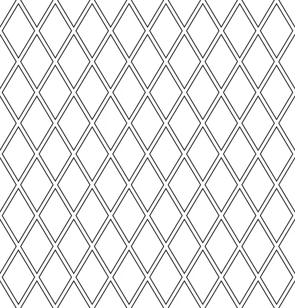 Sömlös diamanter lattice mönster. — Stock vektor