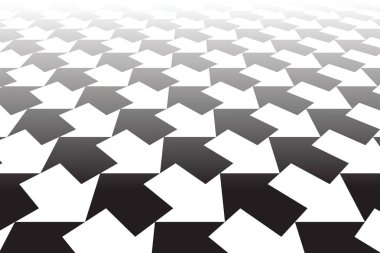 Siyah ve beyaz okları. Arka plan.