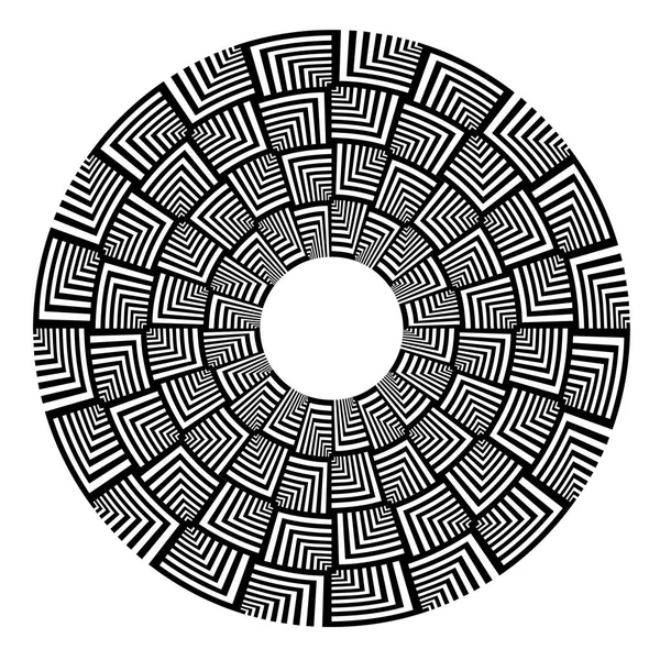 Abstraktes Kreisgestaltungselement. — Stockvektor