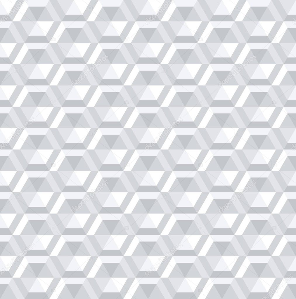Seamless 3d hexagons pattern.
