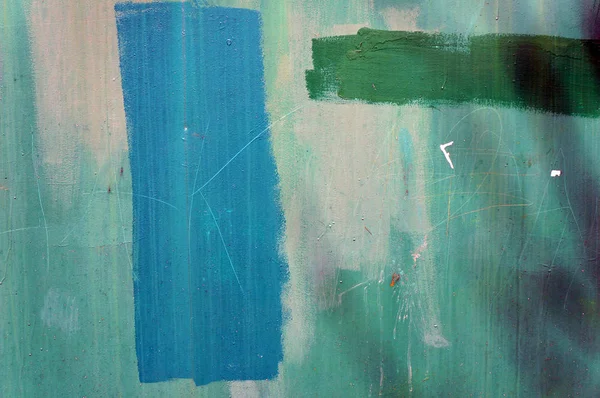 Grunge texture della parete blu e verde . — Foto Stock