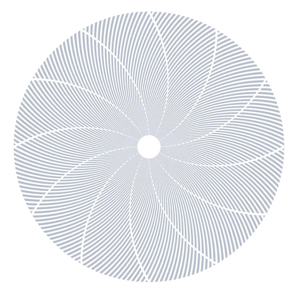 Cercle élément de conception. Texture des lignes . — Image vectorielle