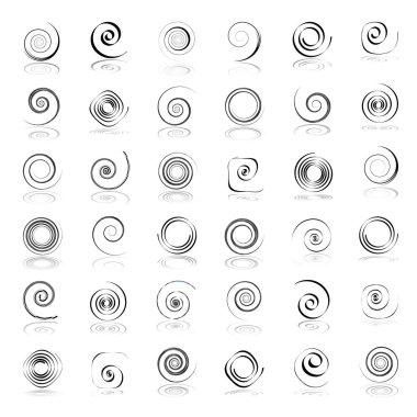 Spiral tasarım öğeleri.