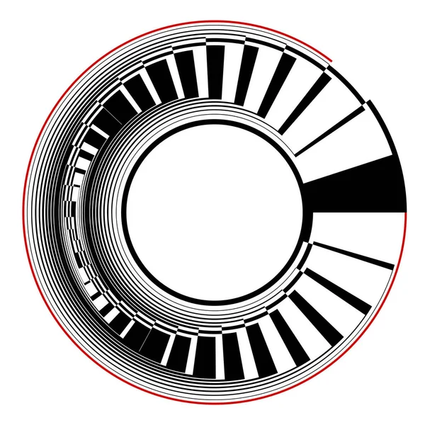 Abstrakt cirkel designelement. — Stock vektor