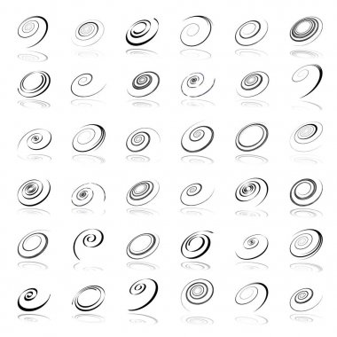 Spiral tasarım öğeleri.