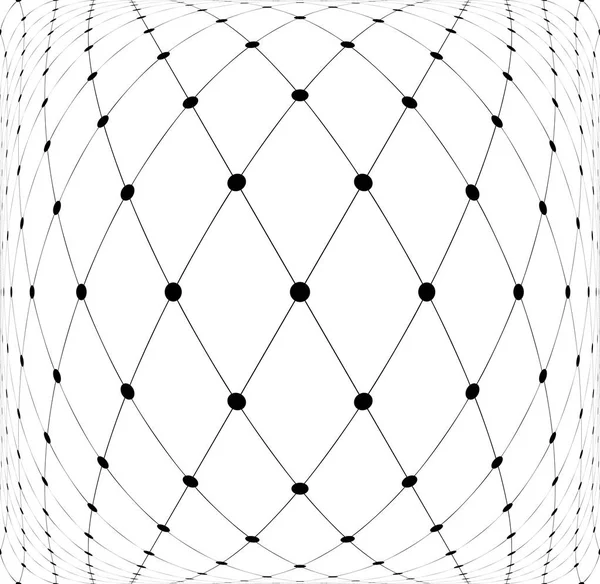 网格钻石 3d 模式. — 图库矢量图片