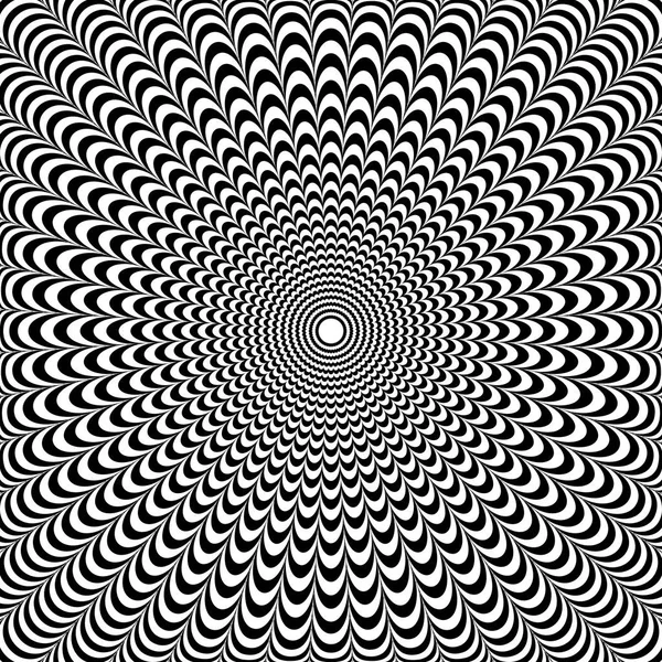 Op-art abstract ontwerp. — Stockvector