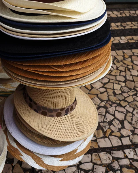 Group of summer hats. — Stock Photo, Image