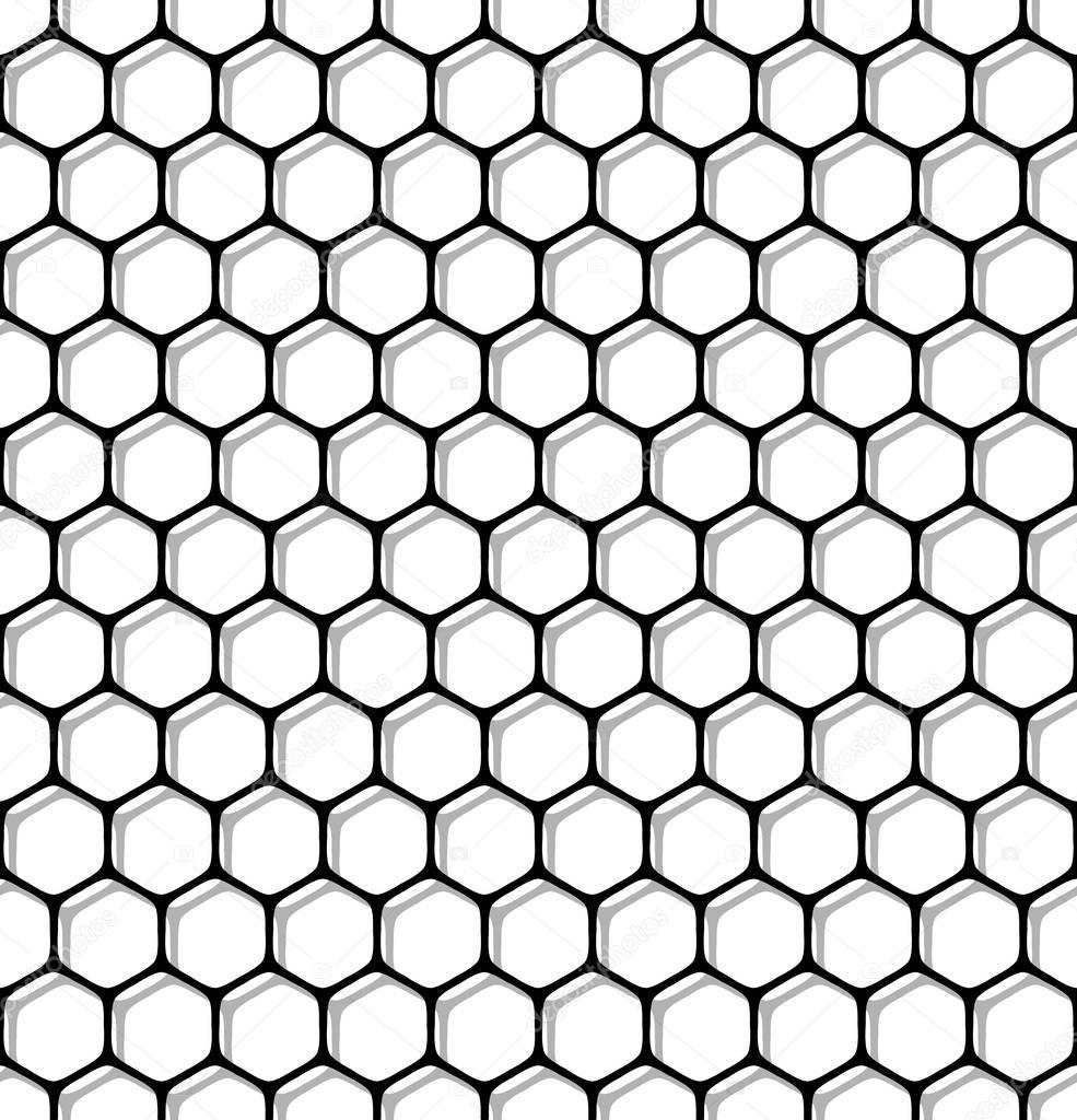 Seamless hexagons pattern.