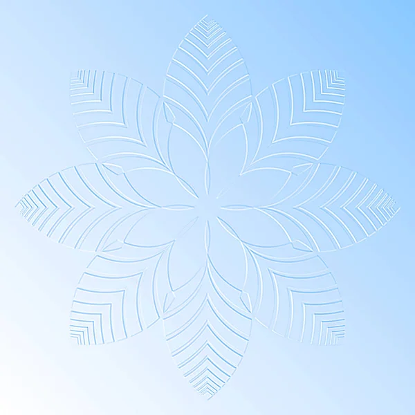 Padrão de floco de neve. Design de inverno . — Fotografia de Stock