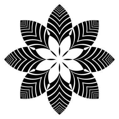 Dekoratif öğe. Çiçek desenli. 