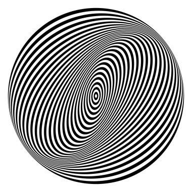 Döndürme burulma daire tasarım öğesi. 