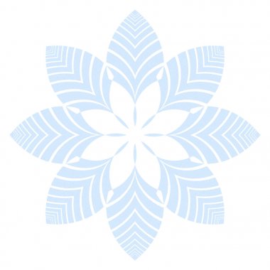 Kar tanesi desen. Kış tasarım öğesi.