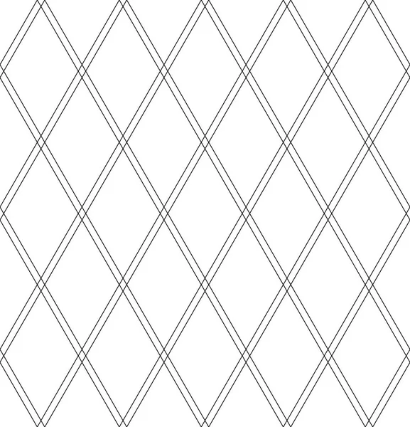 シームレスなダイヤモンド パターン。幾何学的な格子テクスチャ. — ストックベクタ