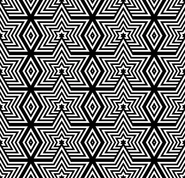 Naadloos geometrisch patroon. — Stockvector