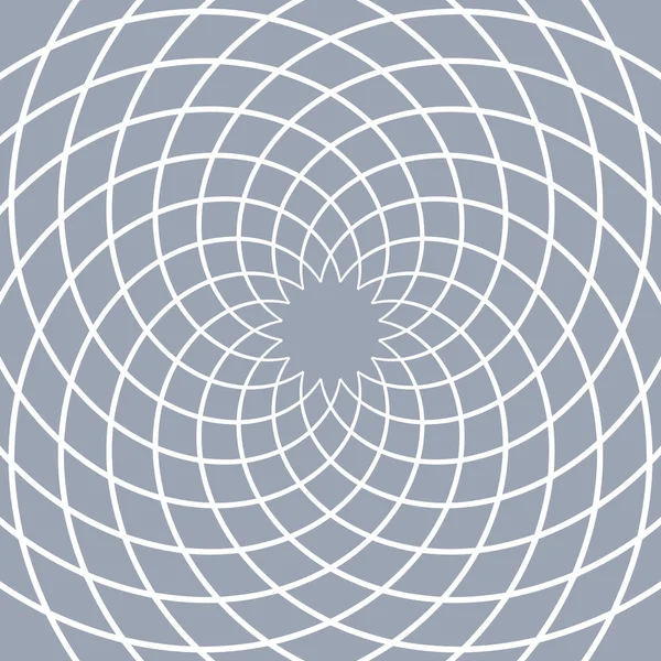 Rotação padrão de linhas circulares . — Vetor de Stock