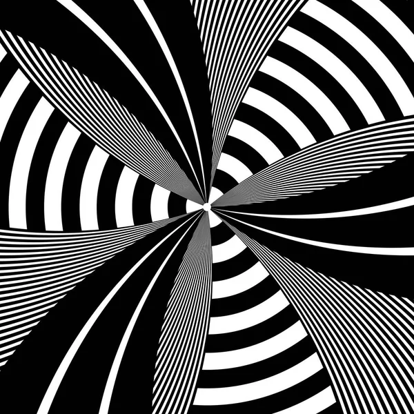 Conception abstraite de rotation. Texture des lignes . — Image vectorielle