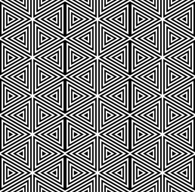 Sorunsuz üçgenler desen. Geometrik doku.
