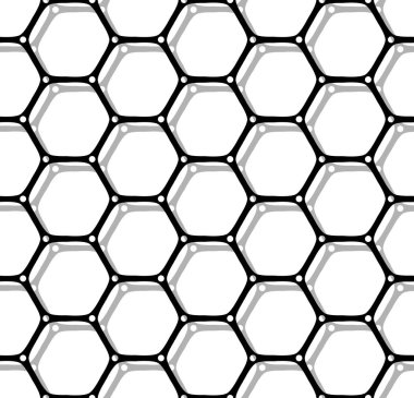 Dikişsiz altıgenler desen. 