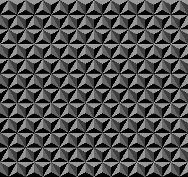 3D geometrische patroon. Donkere achtergrond en textuur. — Stockvector