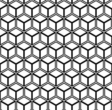 kesintisiz geometrik altıgenler desen. 