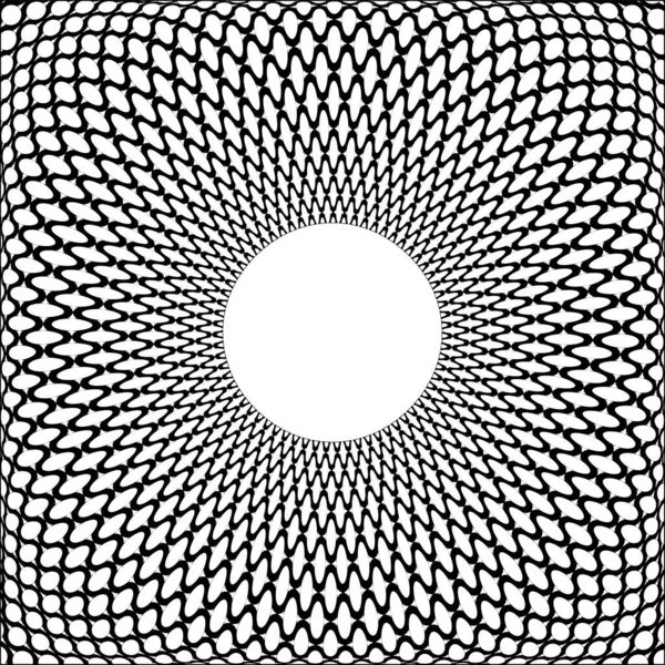 Abstract cirkel 3d patroon. Geometrische textuur. — Stockvector