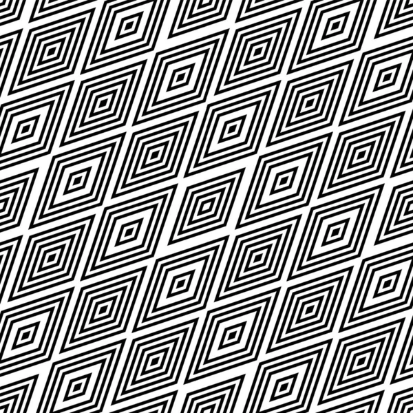 Seamless diamonds pattern. Geometric diagonal texture. — Stock Vector
