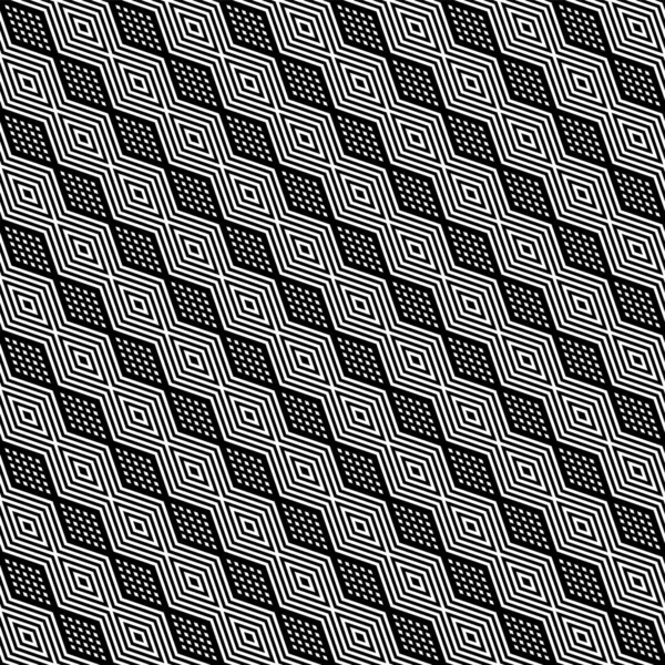 Seamless diamonds pattern. Geometric texture. — Stock Vector