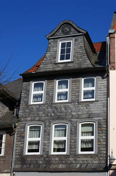 Casa medievale in Goslar, Germania . — Foto Stock