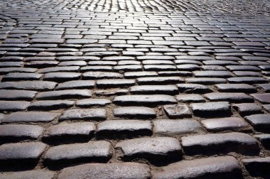 Eski geleneksel taş döşeme..               