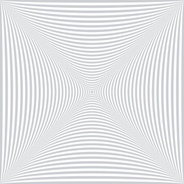 Çizgi deseni. Üç boyutlu illüzyon. Beyaz desenli arkaplan. 