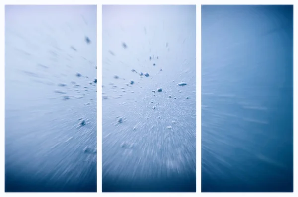 Set of vertical banners. Abstract blue winter backgrounds. — Stock Photo, Image