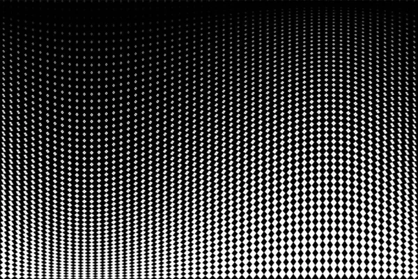 Geometrický polotónovaný vzorec. Černé texturované pozadí. — Stockový vektor