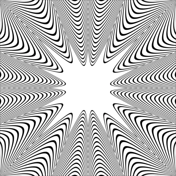 Patroon met golvende lijnen. Witte textuur achtergrond. — Stockvector