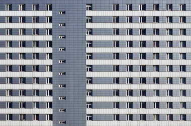 Modern apartman cephesi. 